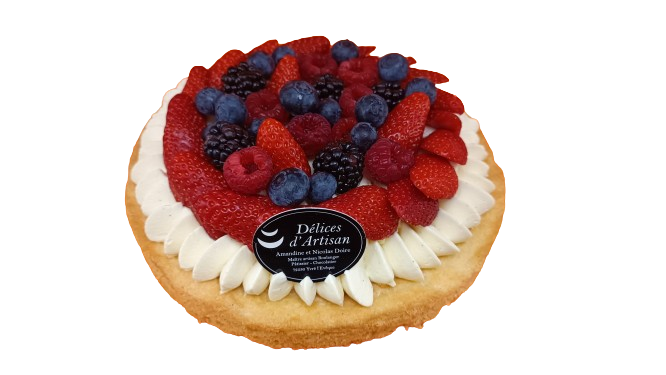 Tarte aux fruits rouges frais